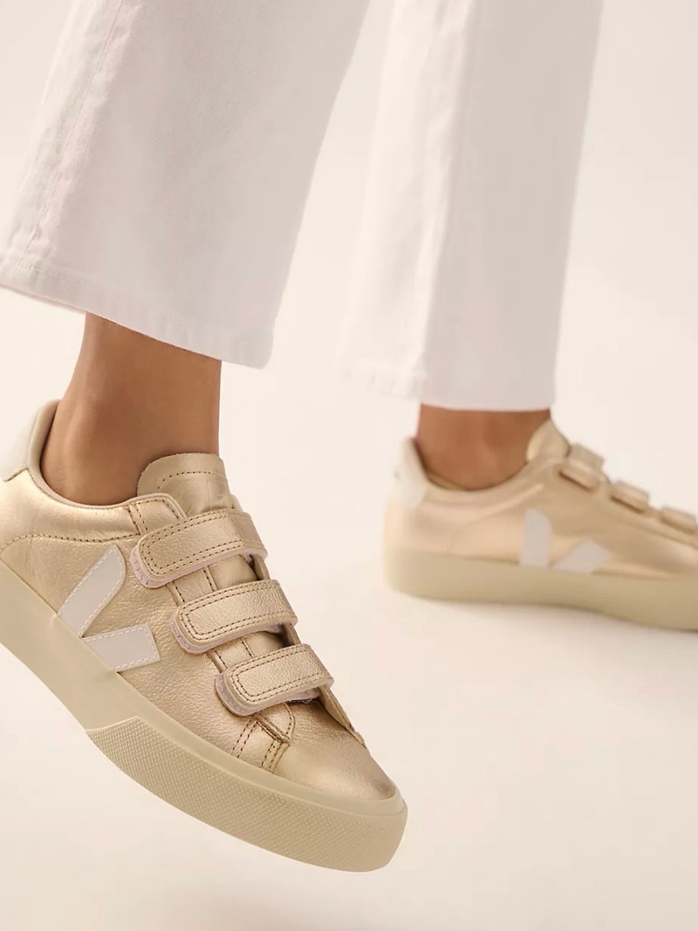 Veja Metallic Velcro Sneakers